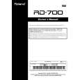 ROLAND RD-700 Manual de Usuario