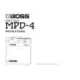 BOSS MPD-4 Manual de Usuario
