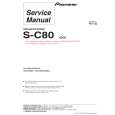 PIONEER S-C80/SXTW/EW5 Manual de Servicio