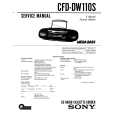 SONY CFD-DW110S Manual de Servicio