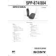 SONY SPP884 Manual de Servicio