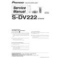 PIONEER S-DV222/XTW/EW Manual de Servicio