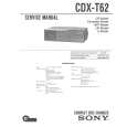 SONY CDXT62 Manual de Servicio