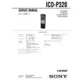 SONY ICDP320 Manual de Servicio