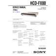 SONY HCD-FX80 Manual de Servicio