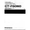 PIONEER CT-F6060 Manual de Usuario