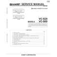SHARP VCS60 Manual de Servicio