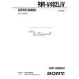 SONY RMV402LIV Manual de Servicio