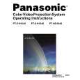 PANASONIC PT56HX40B Manual de Usuario