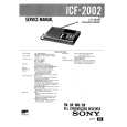 SONY ICF-2002 Manual de Servicio