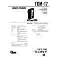 SONY TCM17 Manual de Servicio