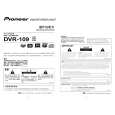 PIONEER DVR-109EXL/BXV/CN Manual de Usuario
