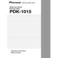 PIONEER PDK-1015 Manual de Usuario