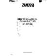 ZANUSSI ZF20/8RD Manual de Usuario ZANUSSI ZF20/8RD Manual de Usuario