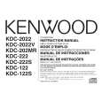 KENWOOD KDC2022V Manual de Usuario