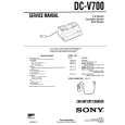 SONY DC-V700 Manual de Servicio