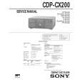 SONY CDPCX200 Manual de Servicio