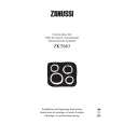 ZANUSSI ZKT663LX 14A Manual de Usuario