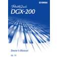 YAMAHA DGX-200 Manual de Usuario