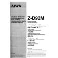 AIWA Z-D92M Manual de Usuario