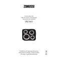 ZANUSSI ZKT663 LX /HI Manual de Usuario