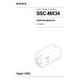 SONY SSC-MX34 Manual de Servicio