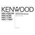 KENWOOD KRC-878R Manual de Usuario