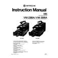 HITACHI VM-3300A Manual de Usuario
