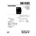 SONY WMFX303 Manual de Servicio