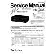 TECHNICS RSBX727 Manual de Servicio