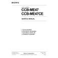 SONY CCB-ME47 Manual de Servicio