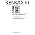 KENWOOD CV700 Manual de Usuario