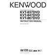 KENWOOD KVT-837DVD Manual de Usuario