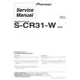 PIONEER S-CR31-W/XDCN Manual de Servicio