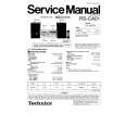 TECHNICS RSCA01 Manual de Servicio