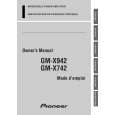 PIONEER GM-X942/XR/EW Manual de Usuario