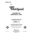 WHIRLPOOL MW8400XL0 Catálogo de piezas