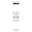 ZANUSSI ZCS6601W Manual de Usuario