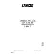 ZANUSSI Z144 Manual de Usuario