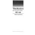 TECHNICS SU-A4 Manual de Usuario