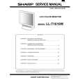 SHARP LL-T1610W Manual de Servicio