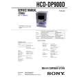 SONY HCD-DP900D Manual de Servicio