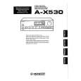 PIONEER A-X530 Manual de Usuario