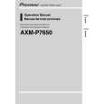 PIONEER AXM-P8000 Manual de Servicio