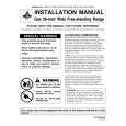 WHIRLPOOL AGR4412ADW Manual de Instalación