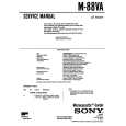SONY M-88VA Manual de Servicio