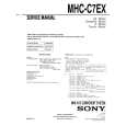 SONY MHC-C7EX Manual de Servicio