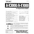 TEAC A-X3000 Manual de Usuario