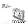 TOSHIBA PDR-M81 Manual de Usuario