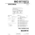 SONY MHC-VX77 Manual de Servicio